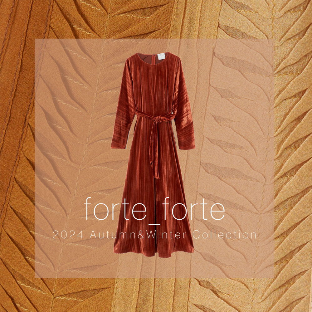 新入荷】forte_forte -2024 Autumn＆Winter Collection- | H.P.FRANCE公式サイト